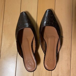 LOQ croc effected slipper